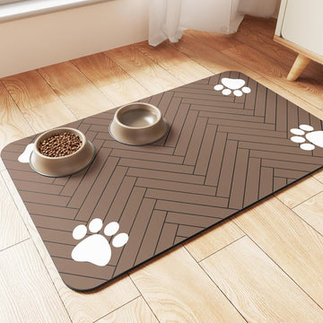 Pet Feeding Mat - Quick Dry, Anti-Splash