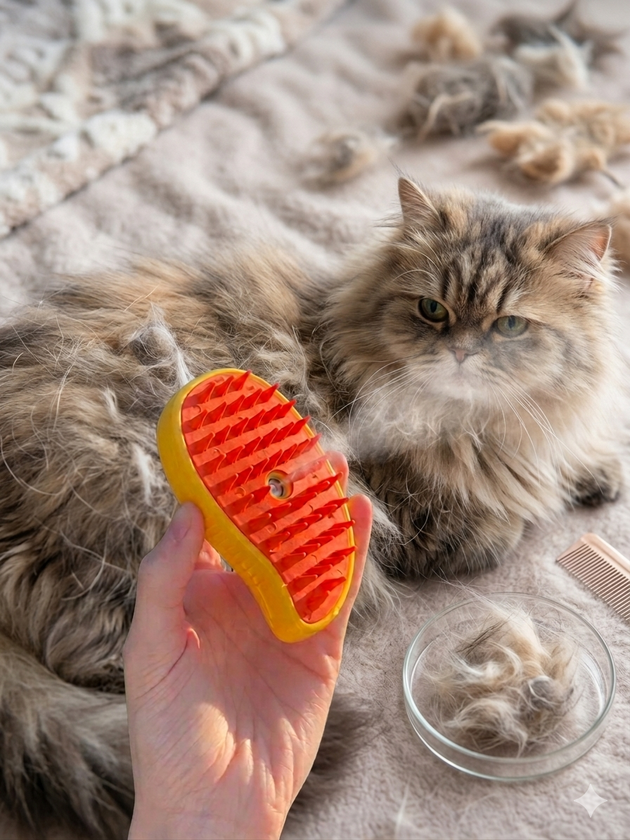 Steam Pet Comb for Dogs & Cats