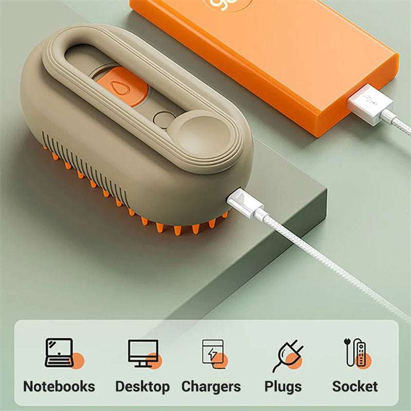 Electric Grooming Brush — The Brush Pets Don't Run From