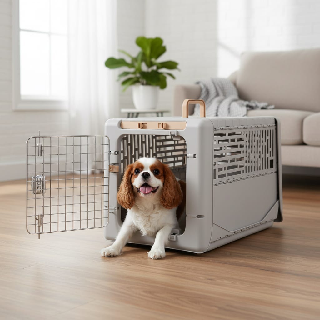 Collapsible Travel Kennel — Sets Up in Seconds, Folds Flat - Pawtopia-Shop