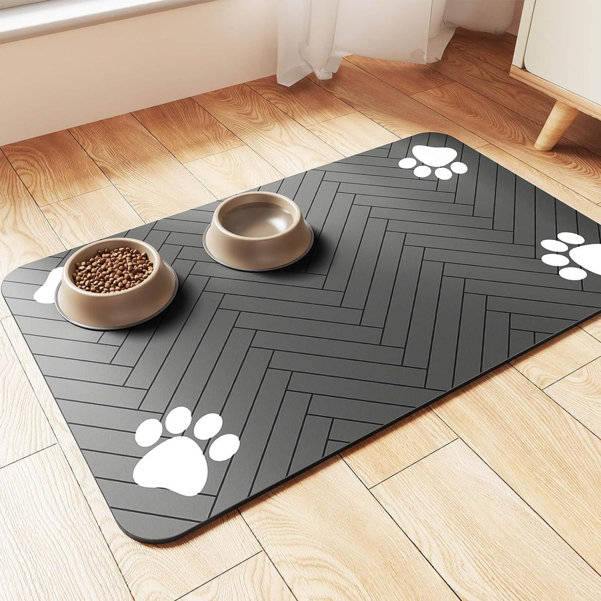 Pet Feeding Mat - Quick Dry, Anti-Splash - Pawtopia-Shop