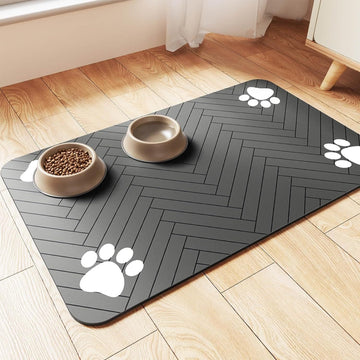 Pet Feeding Mat - Quick Dry, Anti-Splash - Pawtopia-Shop