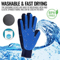 Pet Grooming Gloves — Pet Them, De-Shed Them - Pawtopia-Shop