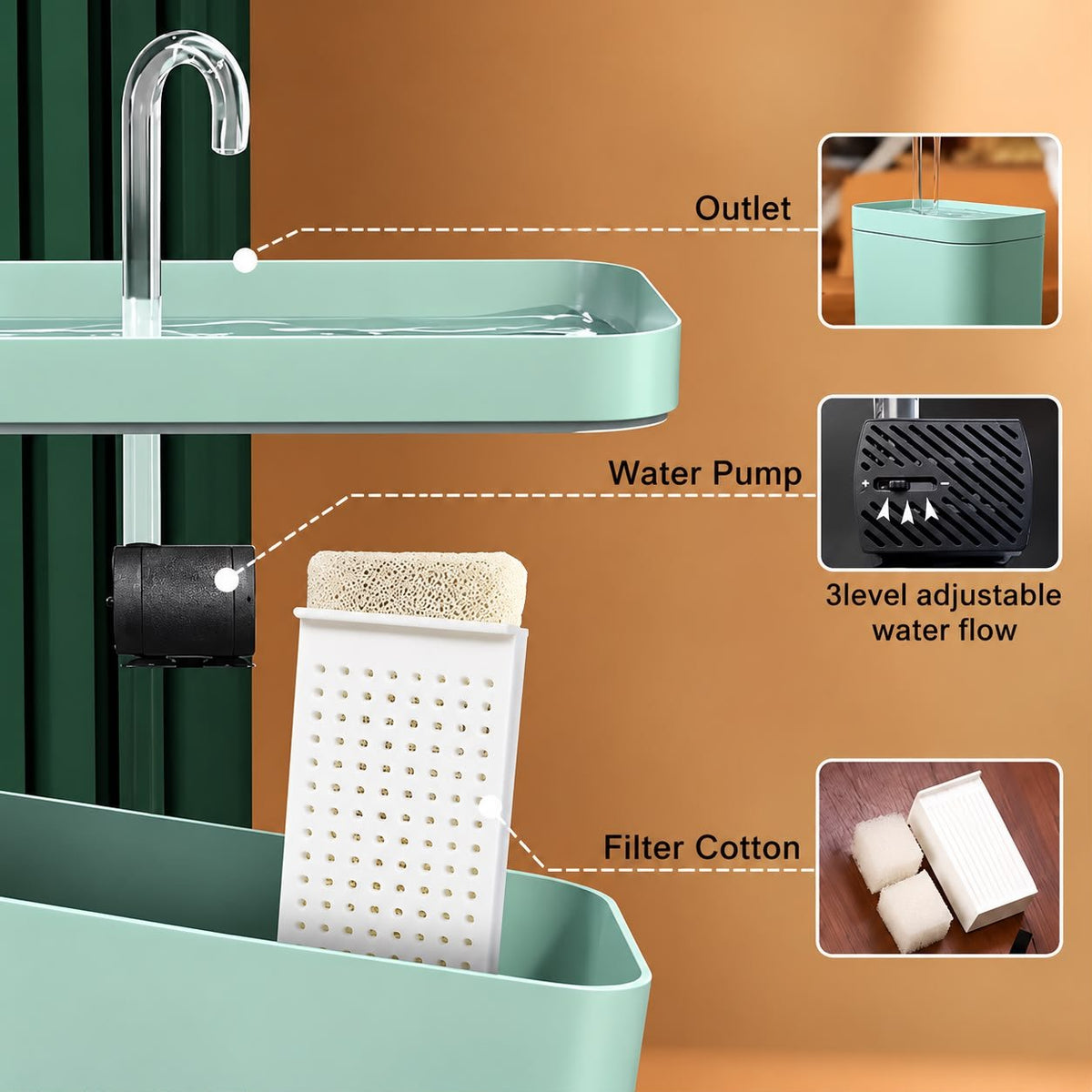 Pet Water Fountain - Pawtopia-Shop