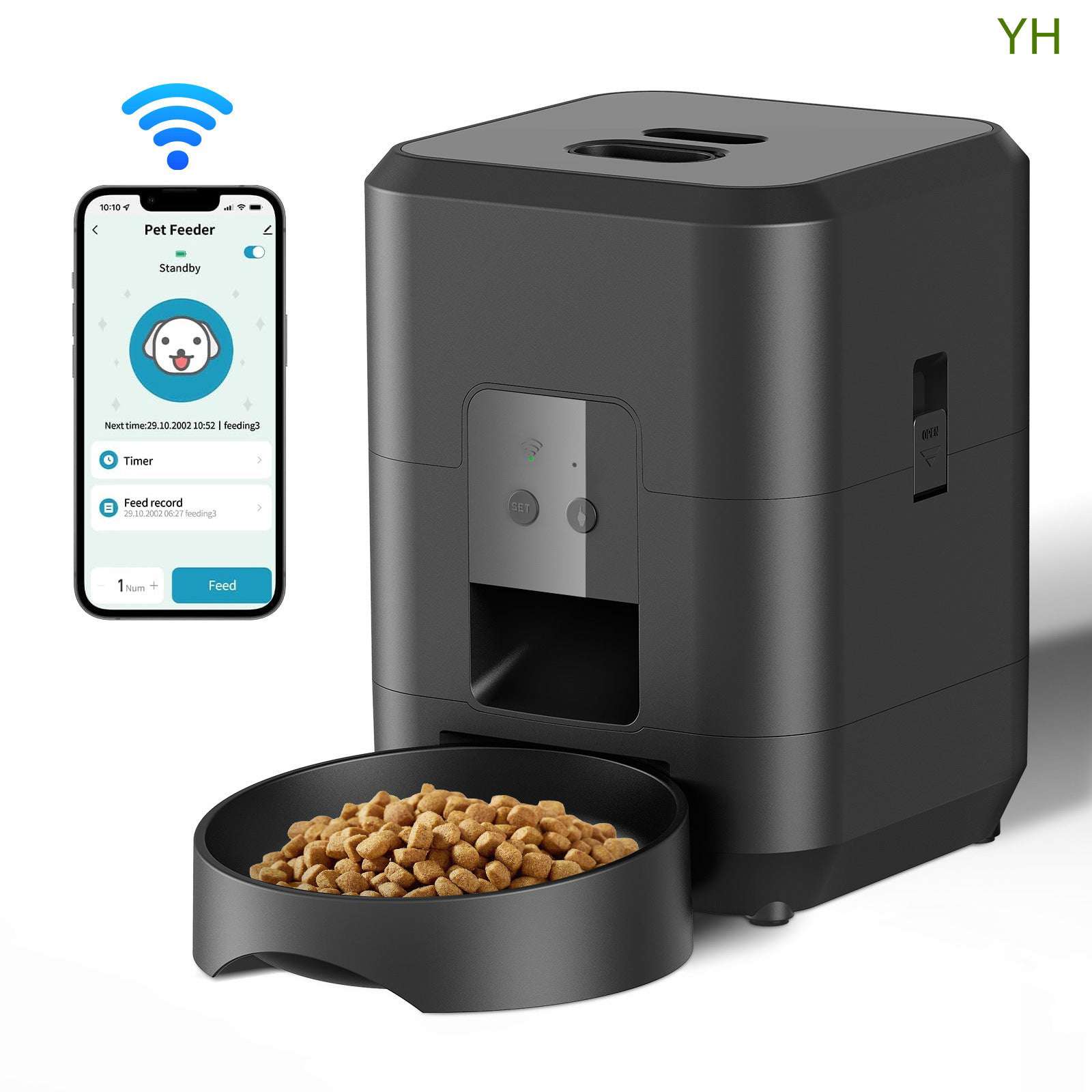 Smart WiFi Pet Feeder — Never Miss a Feeding, Even From Work - Pawtopia-Shop