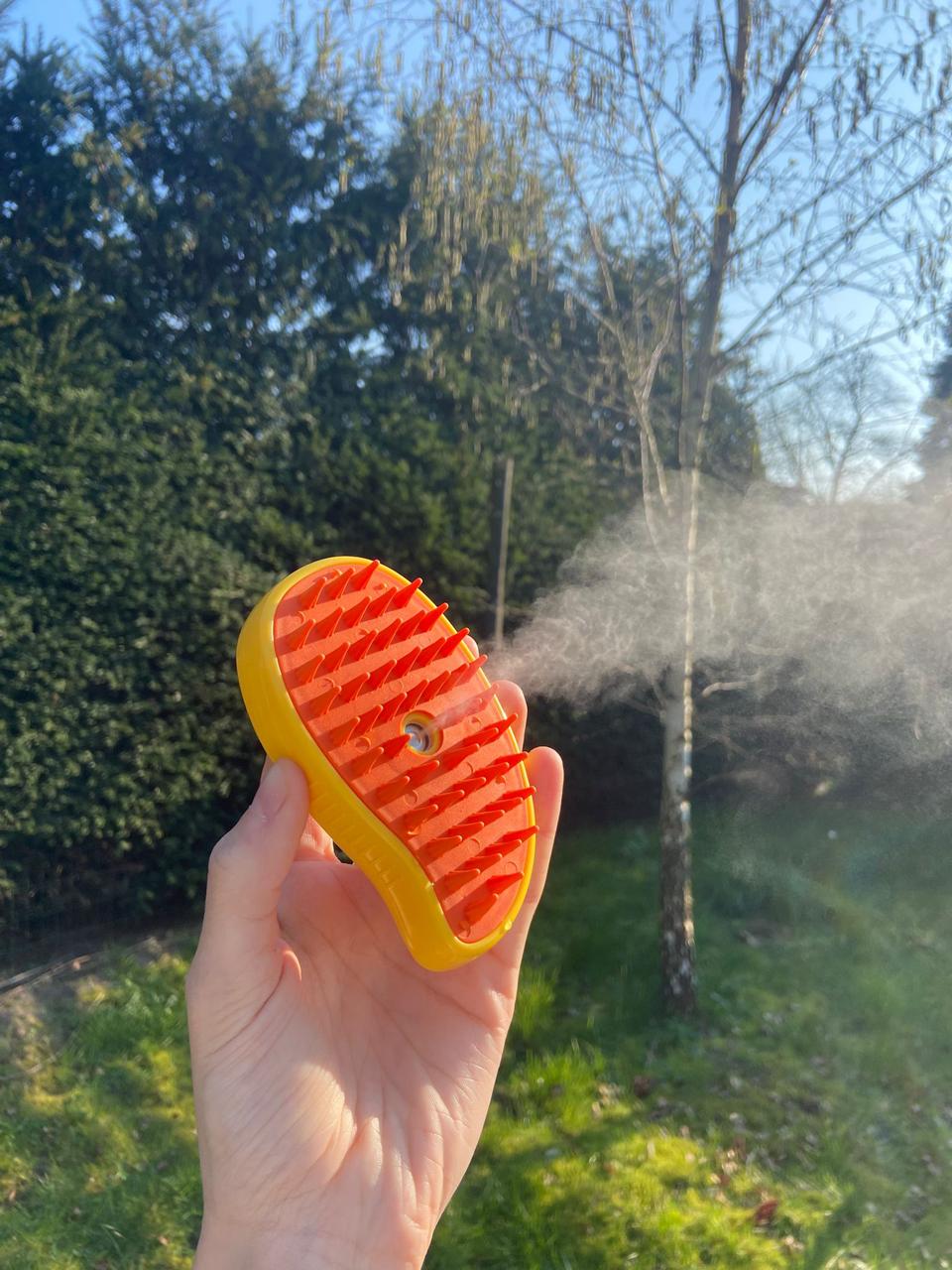 Steam Pet Comb — Shed Less, Shine More - Pawtopia-Shop